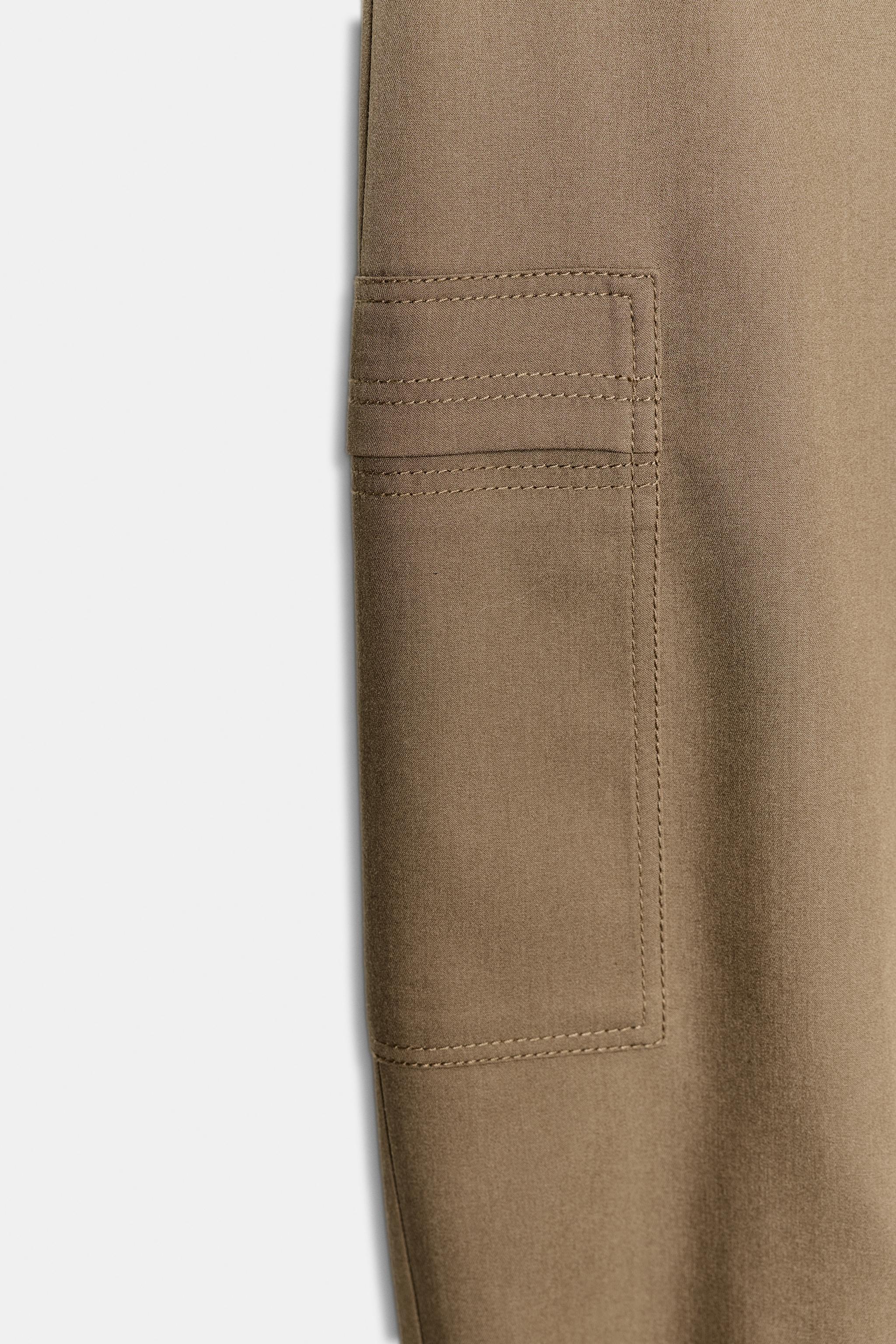 PANTALON CARGO TAILLE HAUTE